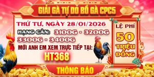 giải gà tự do cpc5 ngày 28/01/2026